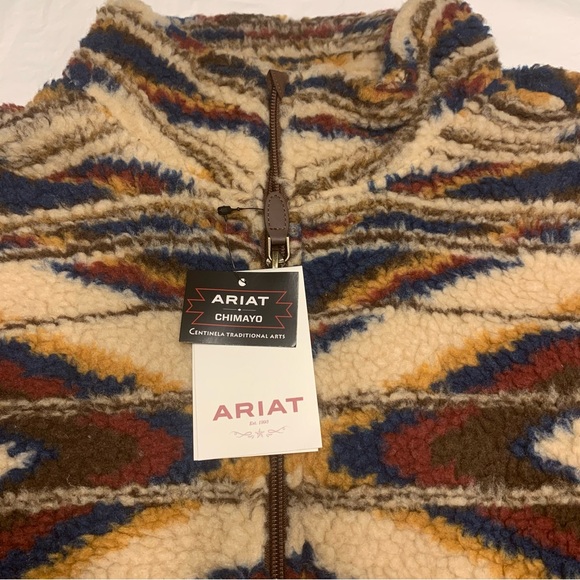 Ariat Chimayo Fleece Jacket Sunset Saltillo JCD New Women’s XL - Picture 2 of 11